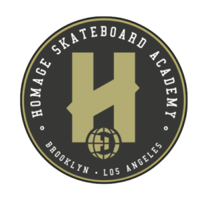 homage skateboard academy logo